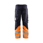 Pantalon multinormes inhérent Marine/Orange-Fluo 14881513 - Taille au choix