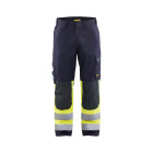 Pantalon multinormes inhérent APC 2 Marine/Jaune-Fluo 14911512 - Taille au choix