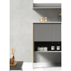Meuble de salle de bain design à poser gris - 120 cm
