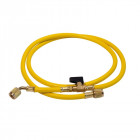 Flexible de liaison jaune plus 5/16” SAE 1,5 mm avec valve sphérique
