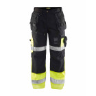 Pantalon artisan X1500 haute-visibilité avec poches flottantes 15081860 - Couleur et taille au choix