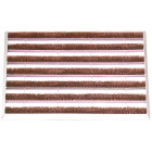 Paillasson en métal galvanisé rouleaux de coco 59x39,5x3,5cm