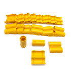 20 manchons de raccordement pour gaine électrique et tube d. 20 mm x l. 50 mm (jaune) - 100% français - d-work