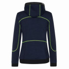 Veste femme - north ways - bianca 1574 marine / jaune fluo - Taille au choix