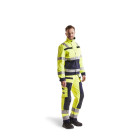 Pantalon artisan multinormes à poches flottantes Jaune-Fluo/Marine 15791514 - Taille au choix