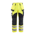 Pantalon multinormes inhérent avec poches flottantes Jaune-Fluo/Marine 15891512 - Taille au choix