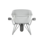 Brouette 80L, caisse 1mm arrondie avec roue pneumatique