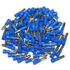 Cosses electriques males rondes bleues 4 - sachet de 100 cosses