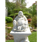 Bouddha en pierre reconstituée quietude