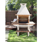 Barbecue de jardin en pierre