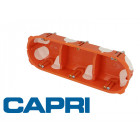 Boite encastrement 3 postes, prof. 40mm, étanche à l'air