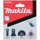 Ensemble 4 accessoires pour carrelage MAKITA B-30592