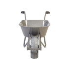 Brouette easy rider 80L, caisse arrondie roue XW