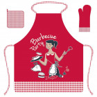 Tablier femme barbecue party