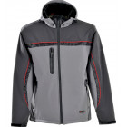 Veste softshell stretchfit grise