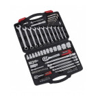 Kreator coffret de clés à douille 1/2'' et 1/4'' 77 pcs krt500121