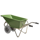 Brouette Noka 160 en alu avec 2 roues anti-crevaison
