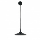 Suspension noire lang 1 ampoule