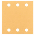 Lot de 10 feuilles abrasives C470 115x107mm Gr. 60 BOSCH 2608607456