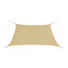 Parasol en tissu oxford carré 3,6 x m beige