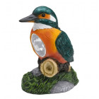 Oiseau solaire 1 led 13x9cm