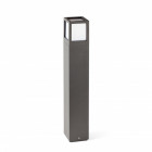 Balise de jardin gris foncé onze 1 ampoule