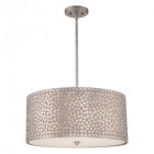 Suspension confetti, argent antique, 4 ampoules Suspension confetti, argent antique, 4 ampoules