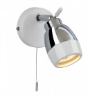 Applique marine, chrome / blanc