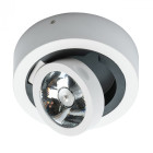 Plafonnier blanc techno   5 cm