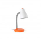 Lampe de bureau orange bob 1 ampoule