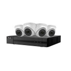 Kit vidéosurveillance poe 4 caméras ir 2mp - hilook by hikvision