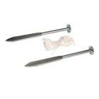 2 pointes hautes exigences pour cordeau de maçon - 160 mm