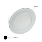Applique murale led cob 15w ip65 - couleur eclairage : blanc neutre 4000k - 5500k