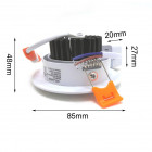 Spot encastrable led 3w 80 orientable - couleur eclairage au choix