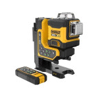 Niveau laser multilignes 3 x 360° avec faisceau vert et télécommande - DEWALT - sans batterie, ni chargeur - T-Stak- DCLE34035B-XJ