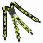 Bretelles - NORTH WAYS - Charlie noir/jaune fluo TU 2040