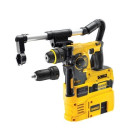 Perforateur burineur DEWALT 36V 4Ah Li-Ion + Système d'aspiration - DCH365M2