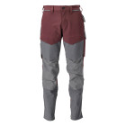 Pantalon de travail avec poches genouillères MASCOT Customized - 22379-311-Bordeaux-45-90