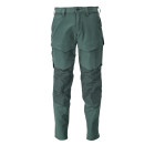 Pantalon de travail avec poches genouillères MASCOT Customized - 22379-311/2-Vert Forêt-39-76