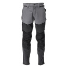 Pantalon de travail avec poches genouillères MASCOT Customized - 22379-311-GRIS ANTHRACITE/NOIR-46-76