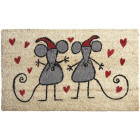 Paillasson souris amoureuses coco et latex