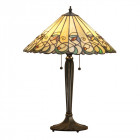 Lampe 43 cm jamelia, verre et résine