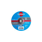 Disque à tronçonner métal à moyeu déporté - D. 115 x Al. 22.23 x Ep. 3 mm - LEMAN - 113.00.25