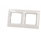 Plaque blanche double