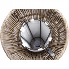 Lampe poelet gris nyria