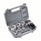 Coffret BOSCH : 6 scies-trépans + 2 adaptateurs + 1 clé Allen - 2608580868