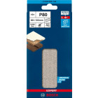 Feuilles abrasives BOSCH EXPERT rectangulaire bois et peinture net M480 - 80X133mm - 2608900734