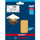 Abrasif rectangle c470 expert bosch 115x107mm grain 180 - 10 feuilles - 2608900894