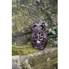 Lanterne en fonte chouette