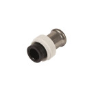 Raccord à sertir henco avec étanchéité plate ø40 x 1 1/2'- 26pk-4008